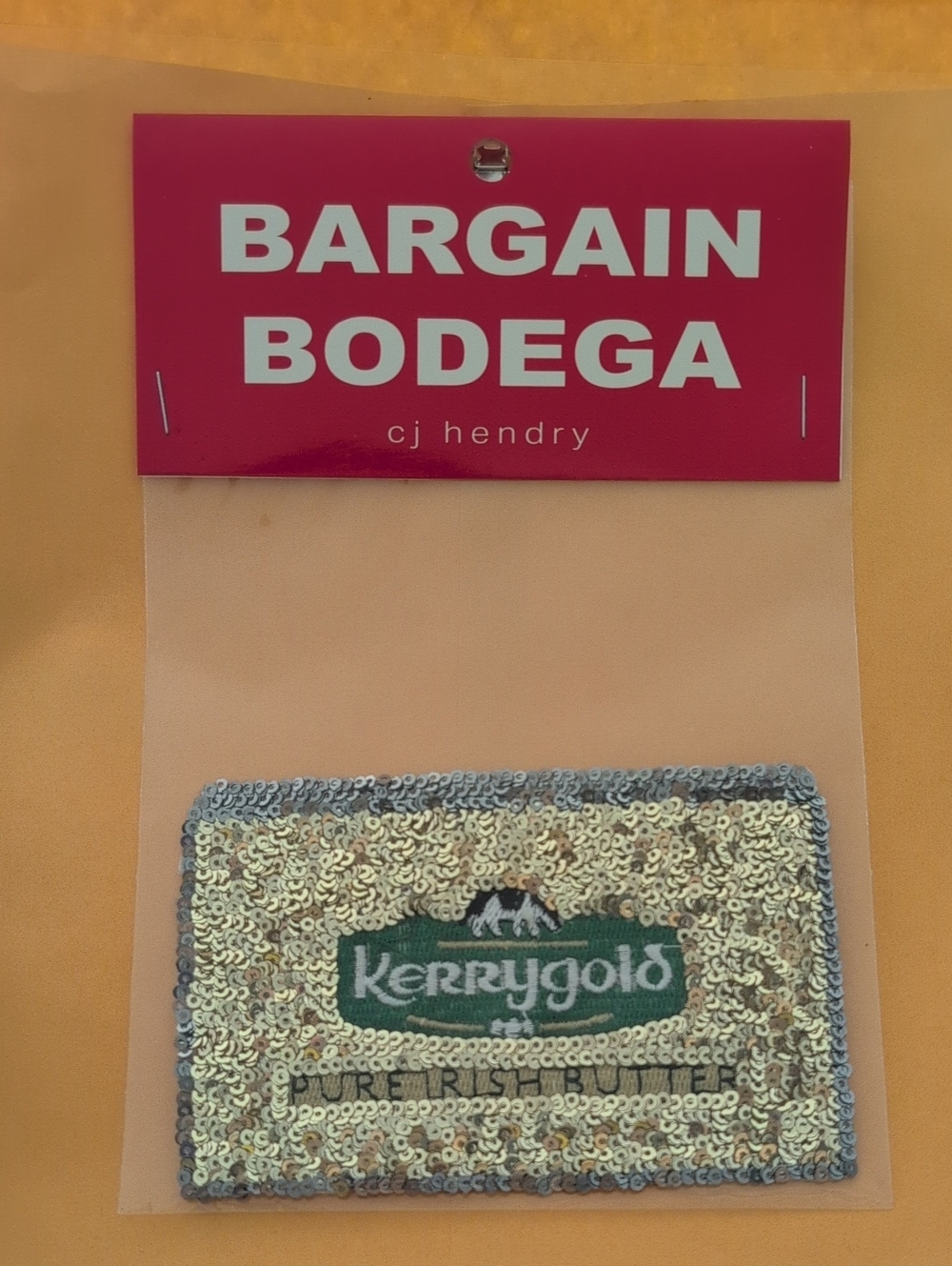 Kerrygold Sequin Patch - Gold & Green